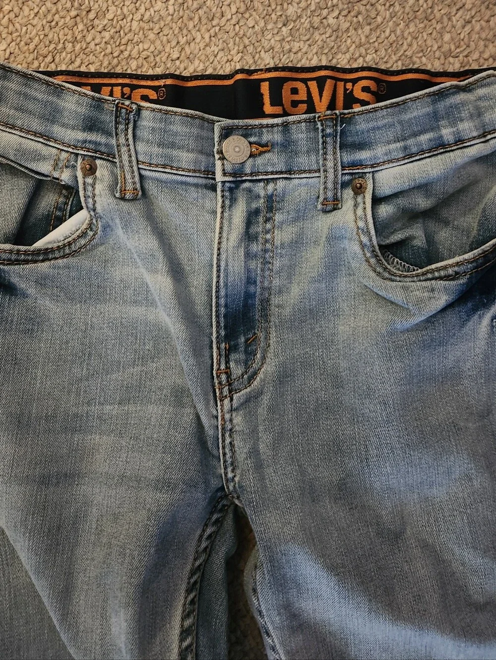 Boy's Levi Strauss Classic 510 Light Blue Jeans